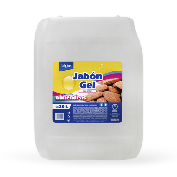 GelKleen jabon gel para manos aroma almendras 20L