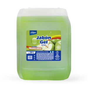 GelKleen jabon gel para manos aroma manzana 20L