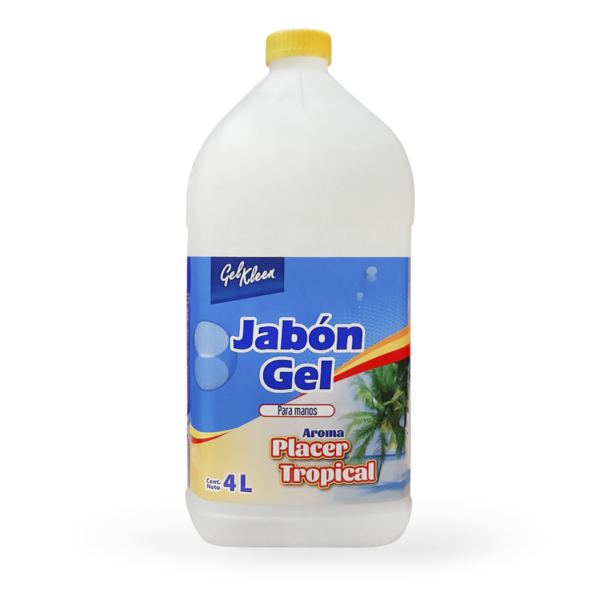 GelKleen jabon gel para manos aroma placer tropical 4L