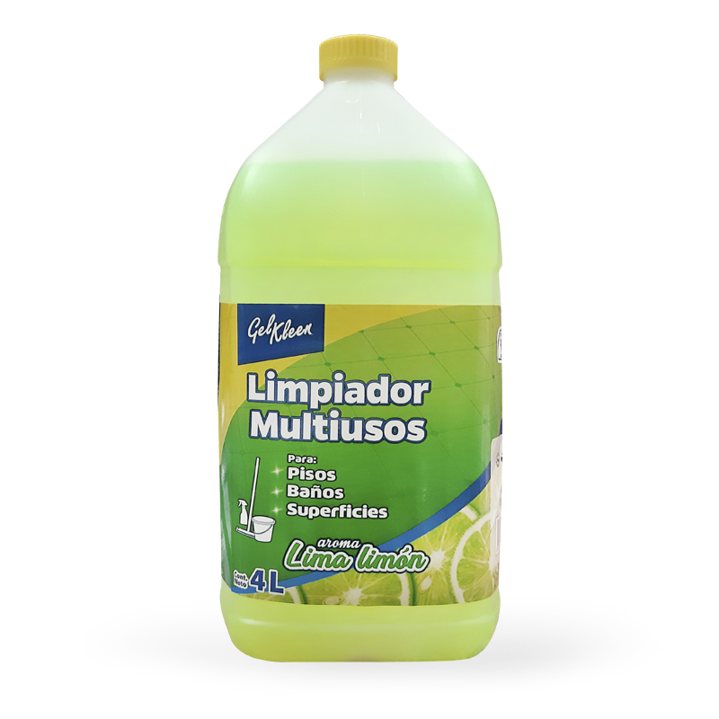 GelKleen limpiador multiusos lima-limon 4L
