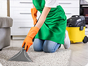 GelKleen cleaning floor